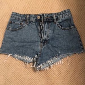 Urban outfitters distressed denim shorts